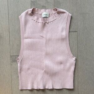 Wilfred Blush Ribbed Tank Top